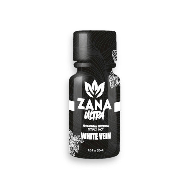 ZANA Premium Ultra White Vein Alkaloids Extract Shots for Improving Energy & Mood