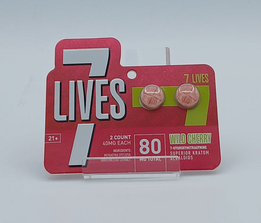 7-LIVES 7-HYDROXY 80MG CHEWABLE TABLETS (2CT/PACK)&nbsp;