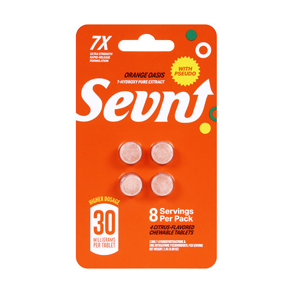 Sevn Ultra Strength 7-Hydroxy Chewable Extract Tablets 4ct